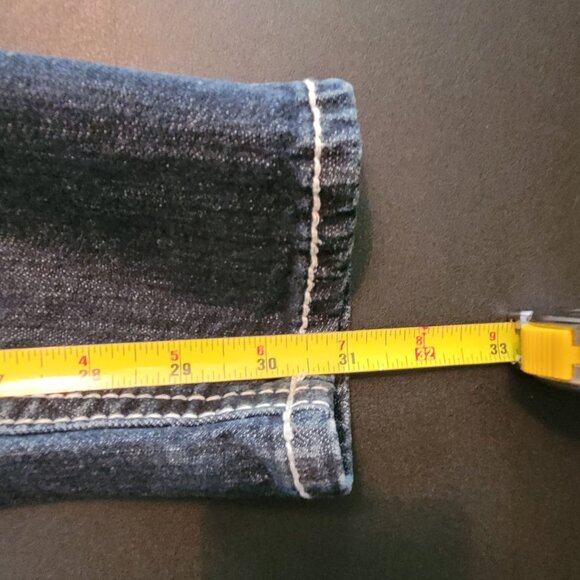 ZCO Jeans Size 11 Skinny Embellished Button Flap Pockets Low Rise - Picture 7 of 10